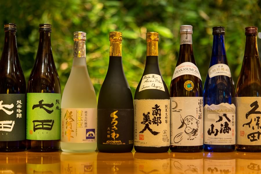 Sake, Wine, Beer, Cocktails